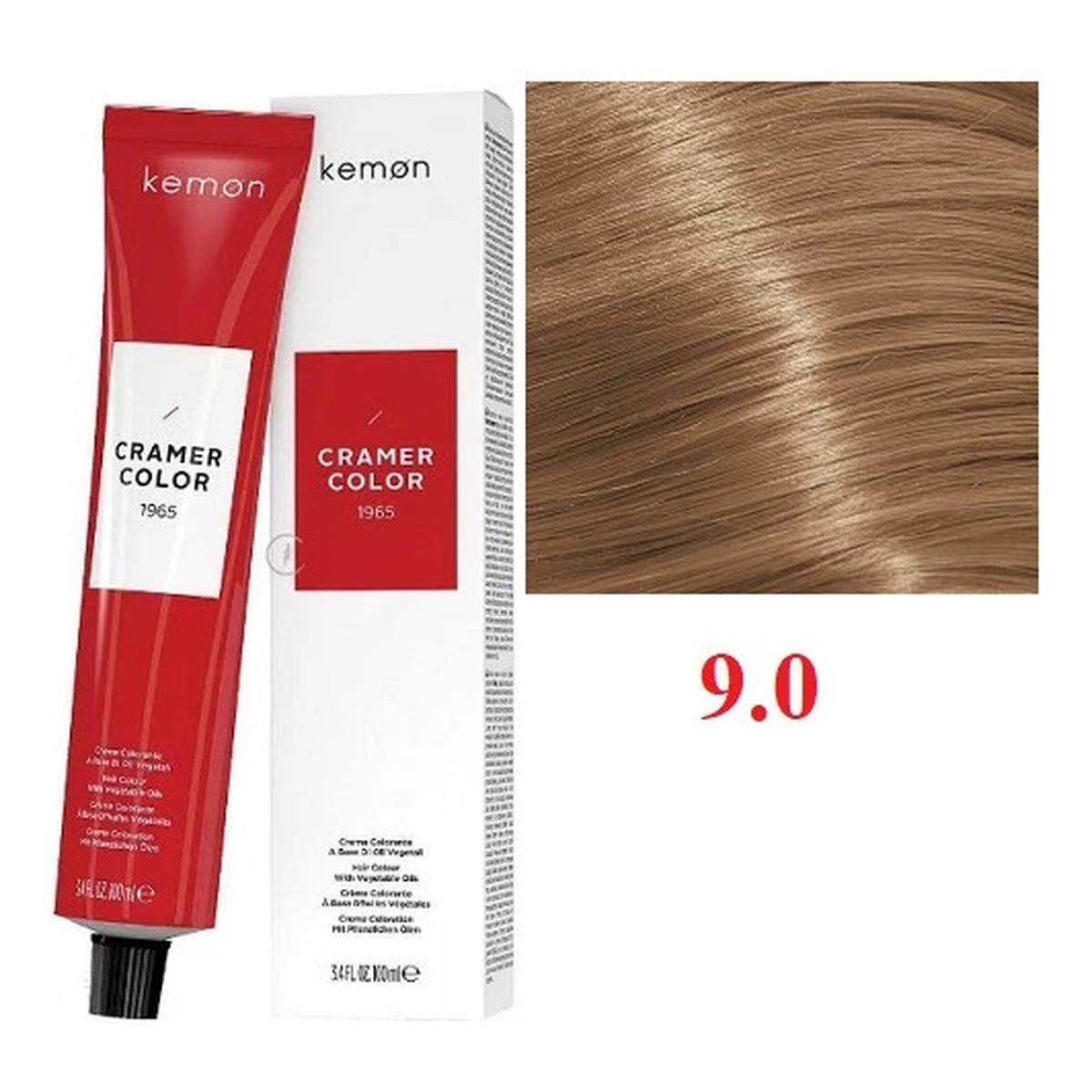 Kemon Cramer Color Kremowa farba do włosów z olejem kokosowym 100ml