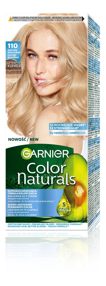 Krem koloryzujący do Włosów 110 superjasny naturalny blond