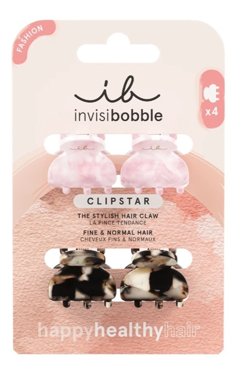Fashion zestaw mini klamer do włosów Petit Four 4szt.