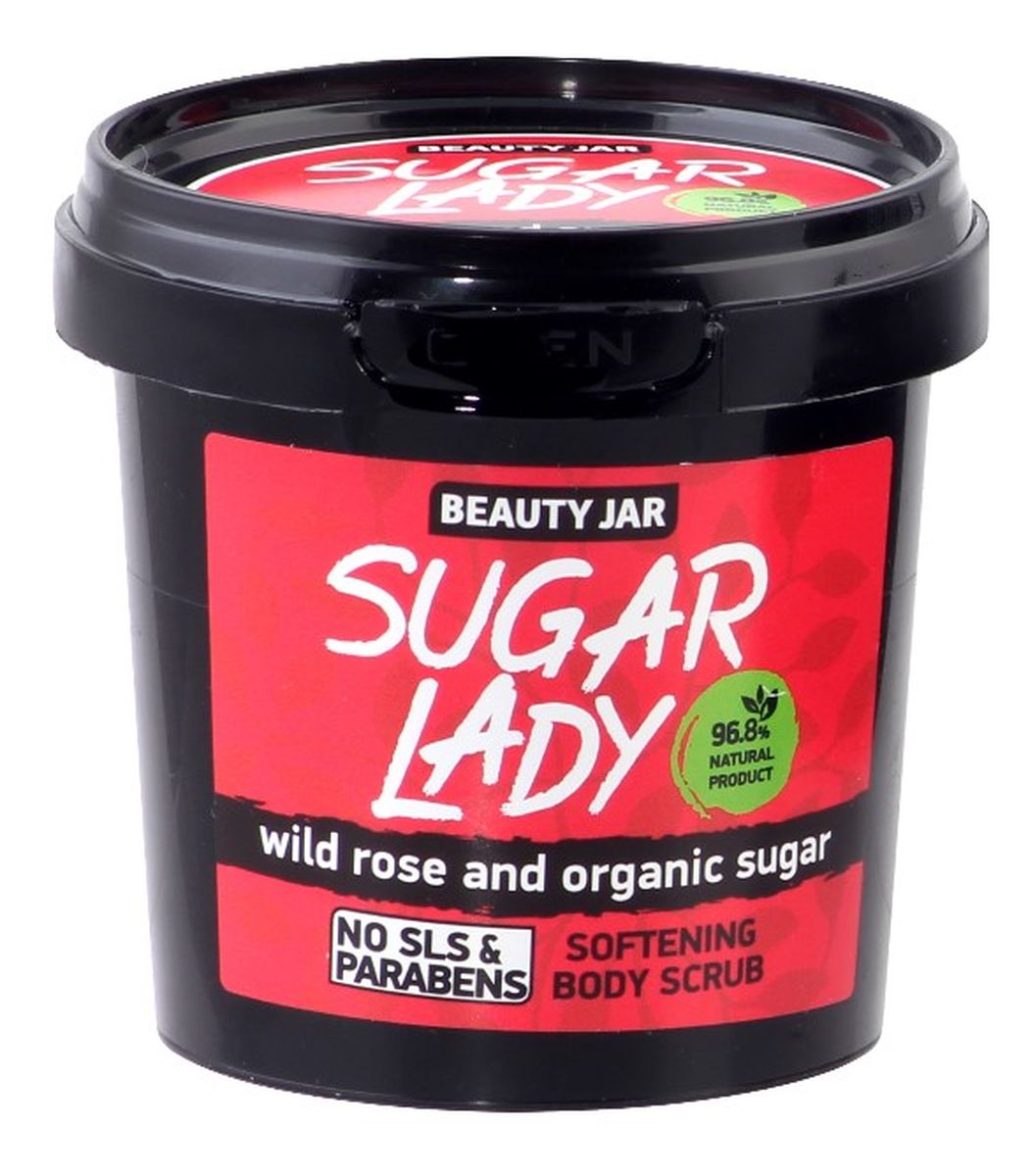 Zmiękczający scrub do ciała ekstrakt z cukru organicznego i dzikiej róży