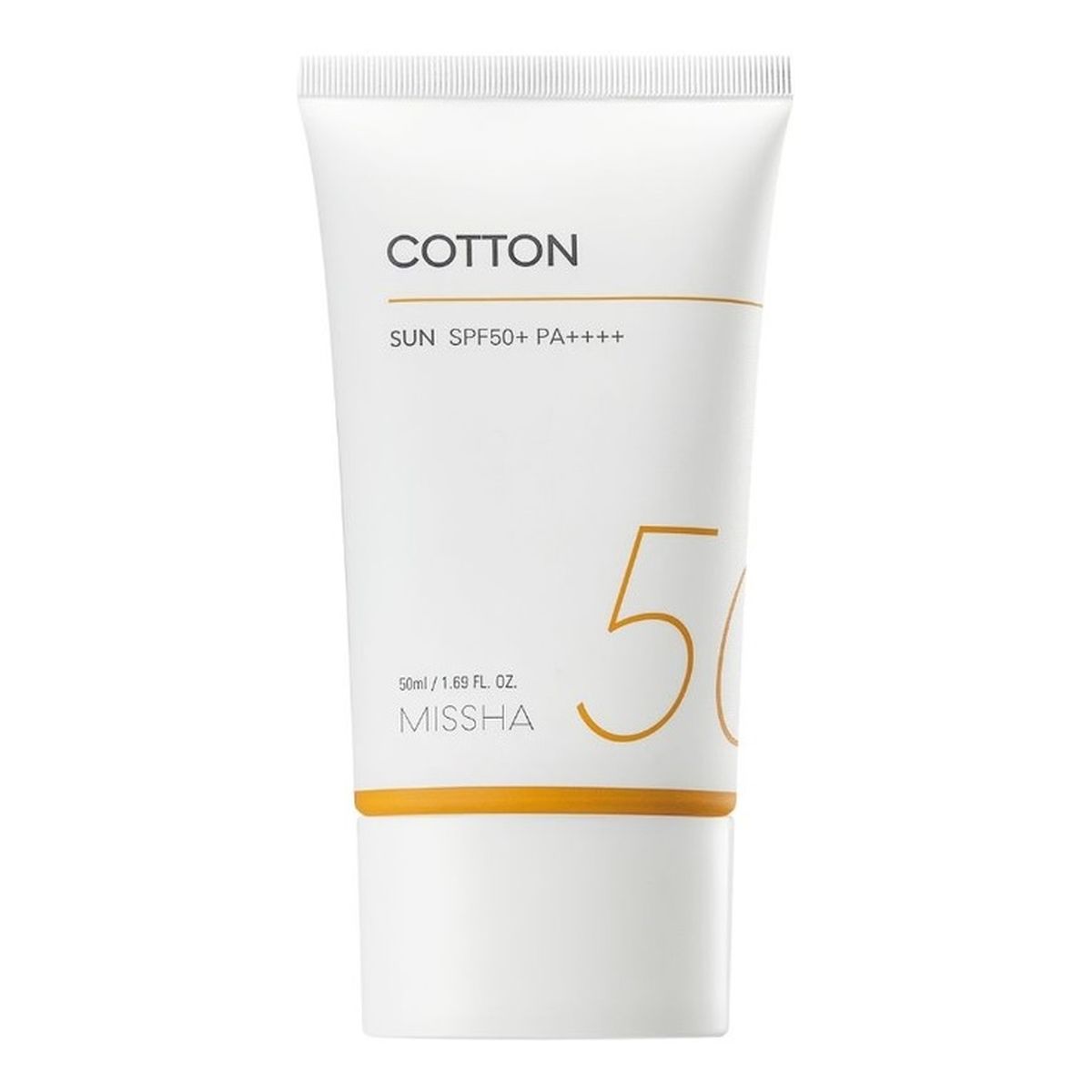 Missha All Around Safe Block Cotton Sun SPF50+PA++++ lekki Krem ochronny z filtrem mineralnym 50ml