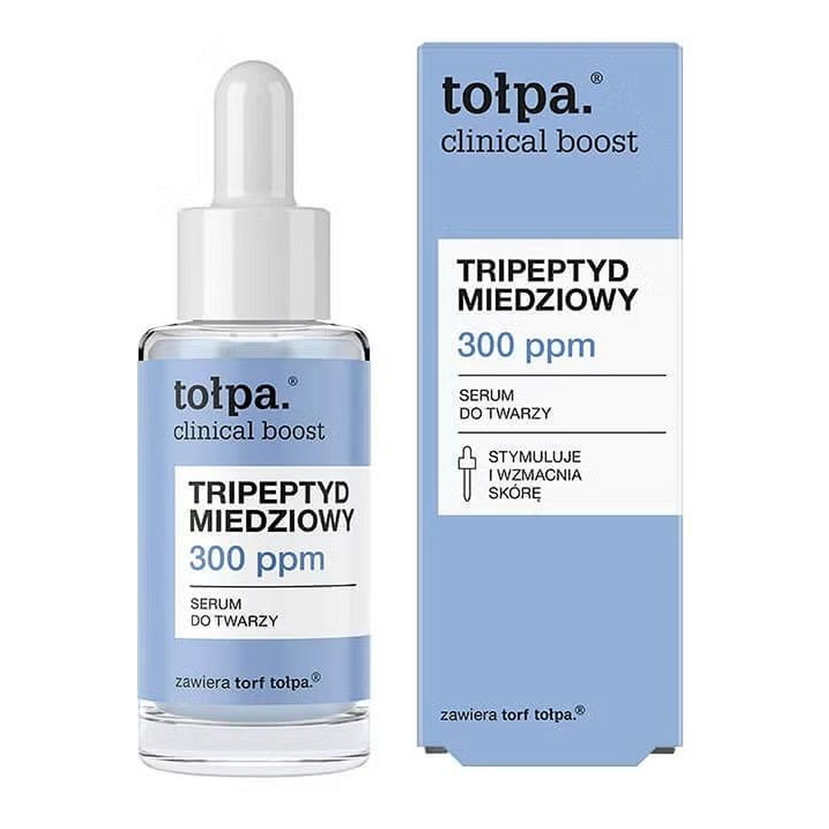 Tołpa Clinical boost tripeptyd miedziowy 300 ppm serum do twarzy