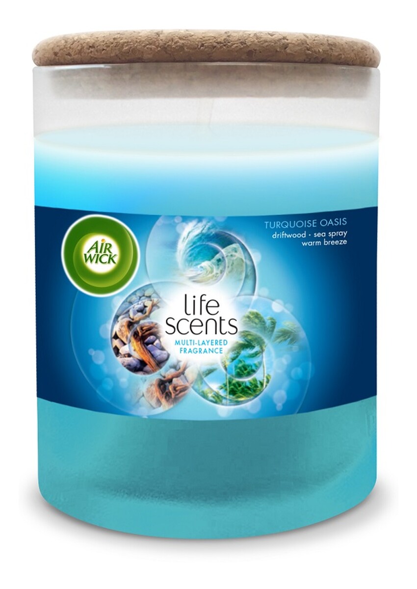 Life scents świeca zapachowa rajska plaża