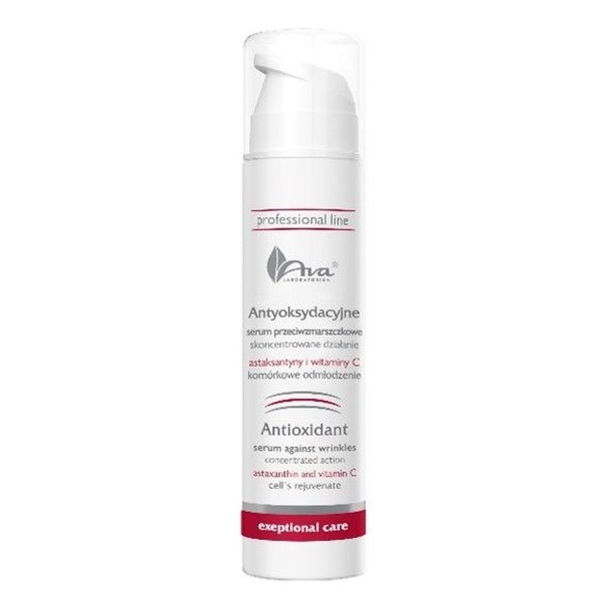 Ava Laboratorium Antyoksydacyjne serum przeciwzmarszczkowe z astaksantyną i witaminą c 50ml