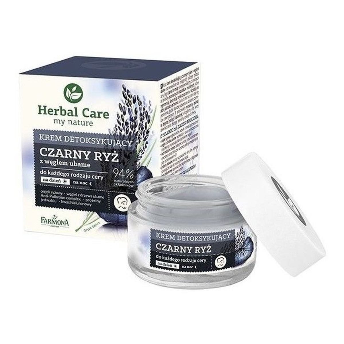 Farmona Herbal Care Krem detoksykujący Czarny Ryż na dzień i noc 50ml