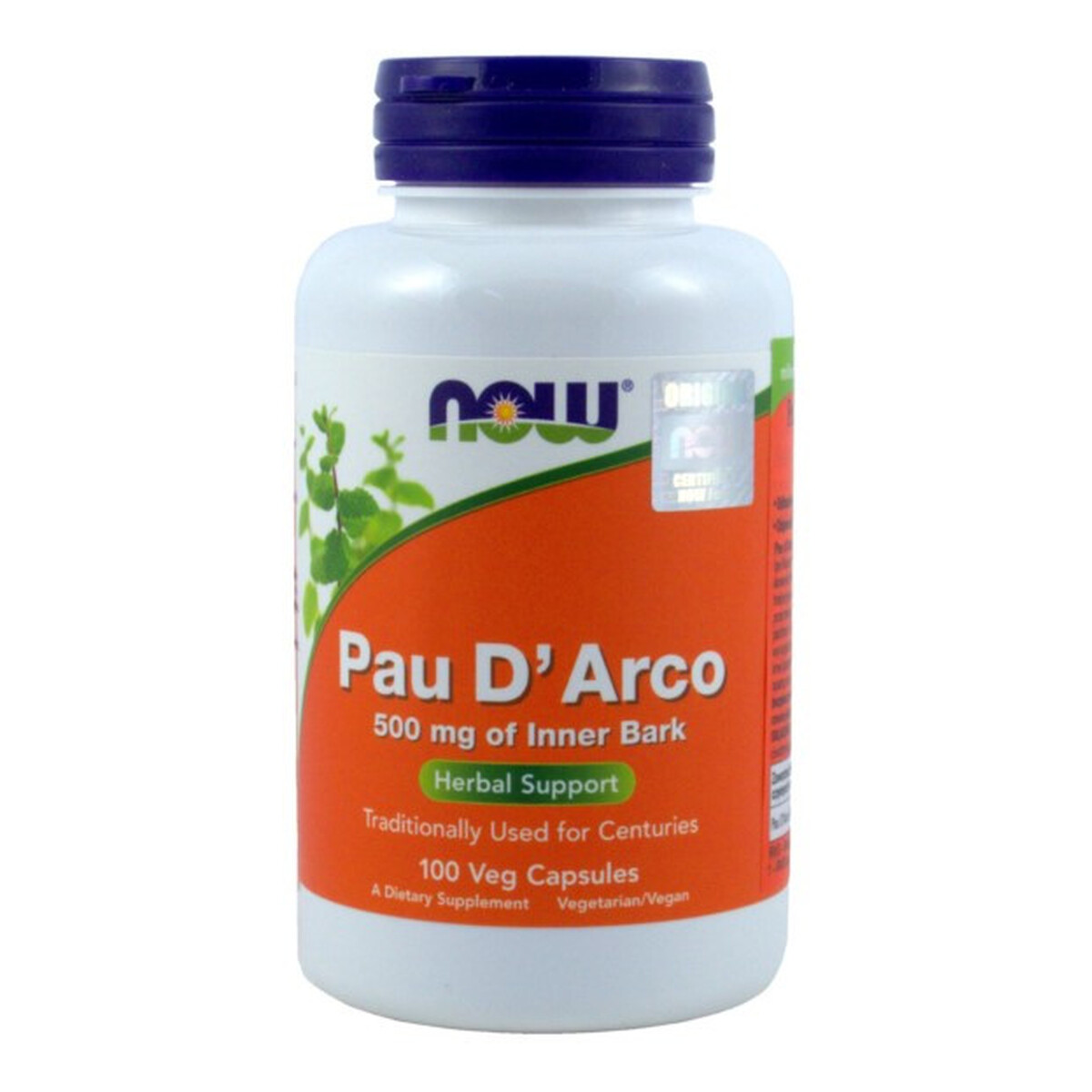 Now Foods Pau d'arco 500mg suplement diety 100 kapsułek