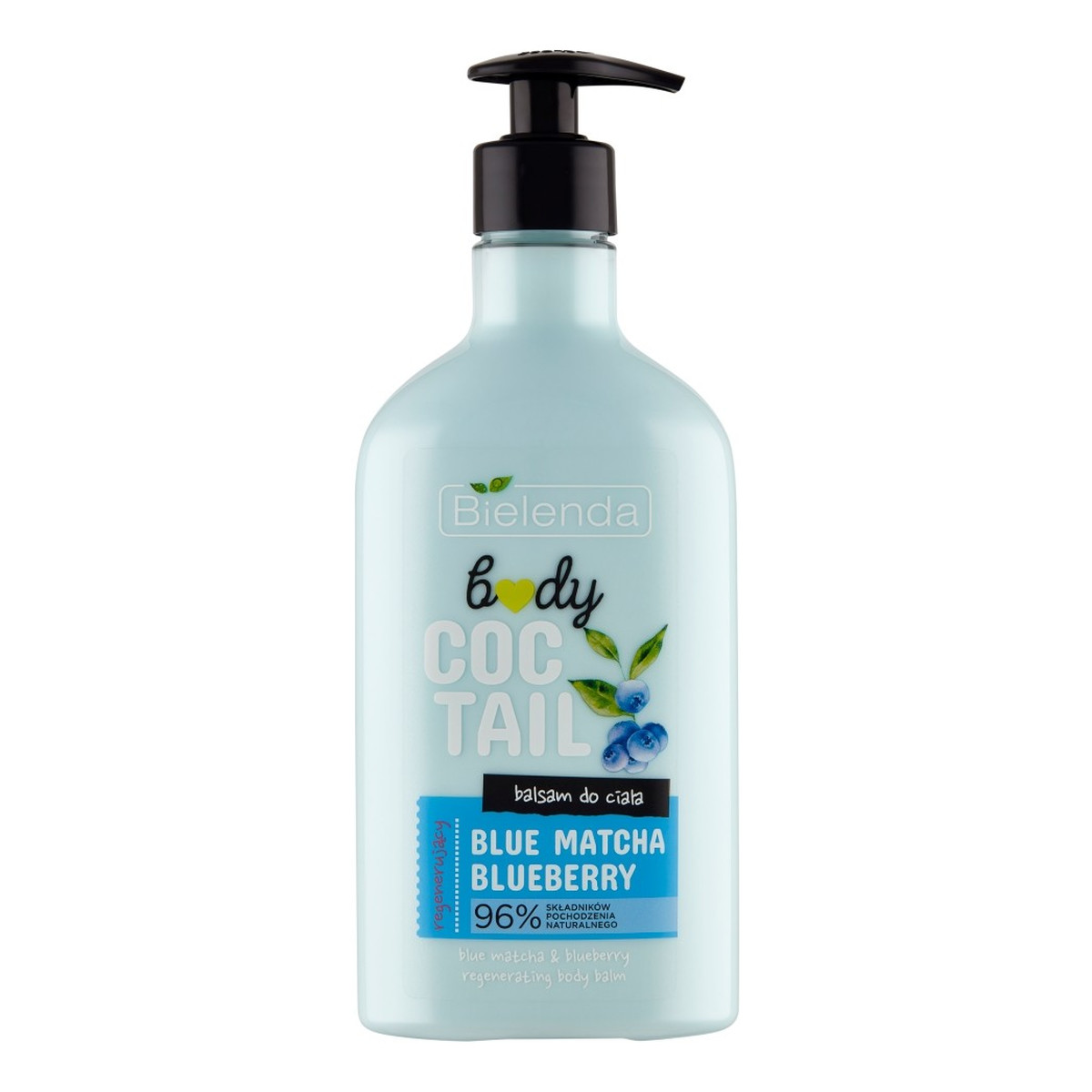 Bielenda Body Coctail Balsam do ciała regenerujący Blue Matcha & Blueberry 400ml