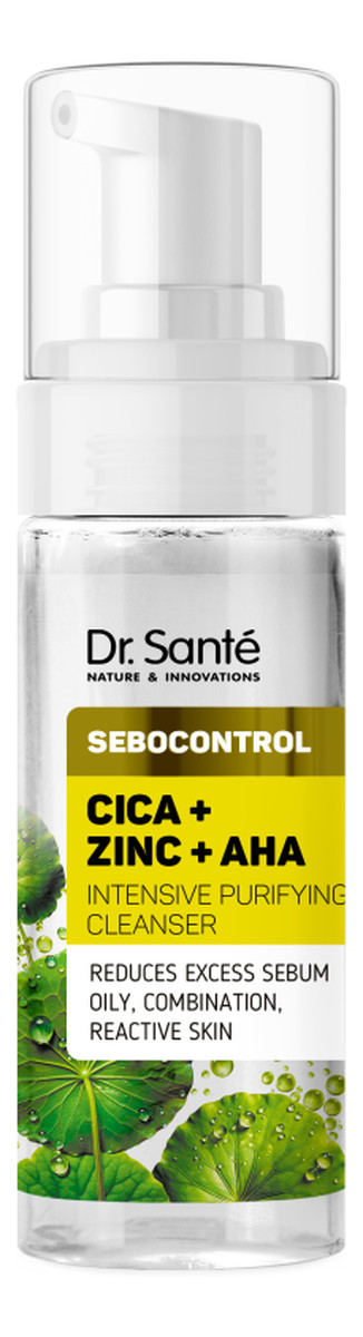Sebocontrol Pianka Do Twarzy Cica + Zinc + AHA