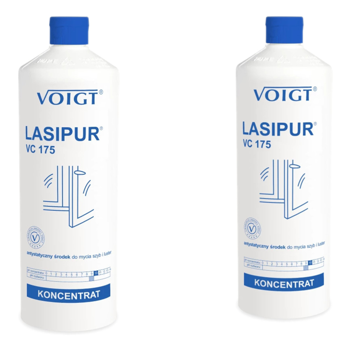 Voigt Lasipur Antystatyczny Środek Do Mycia Szyb I Luster VC175 2x1L