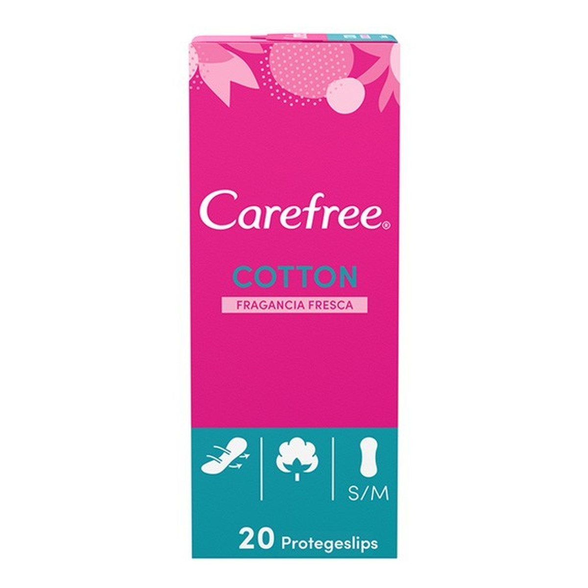 Carefree Wkładki higieniczne Cotton Normal 20 szt