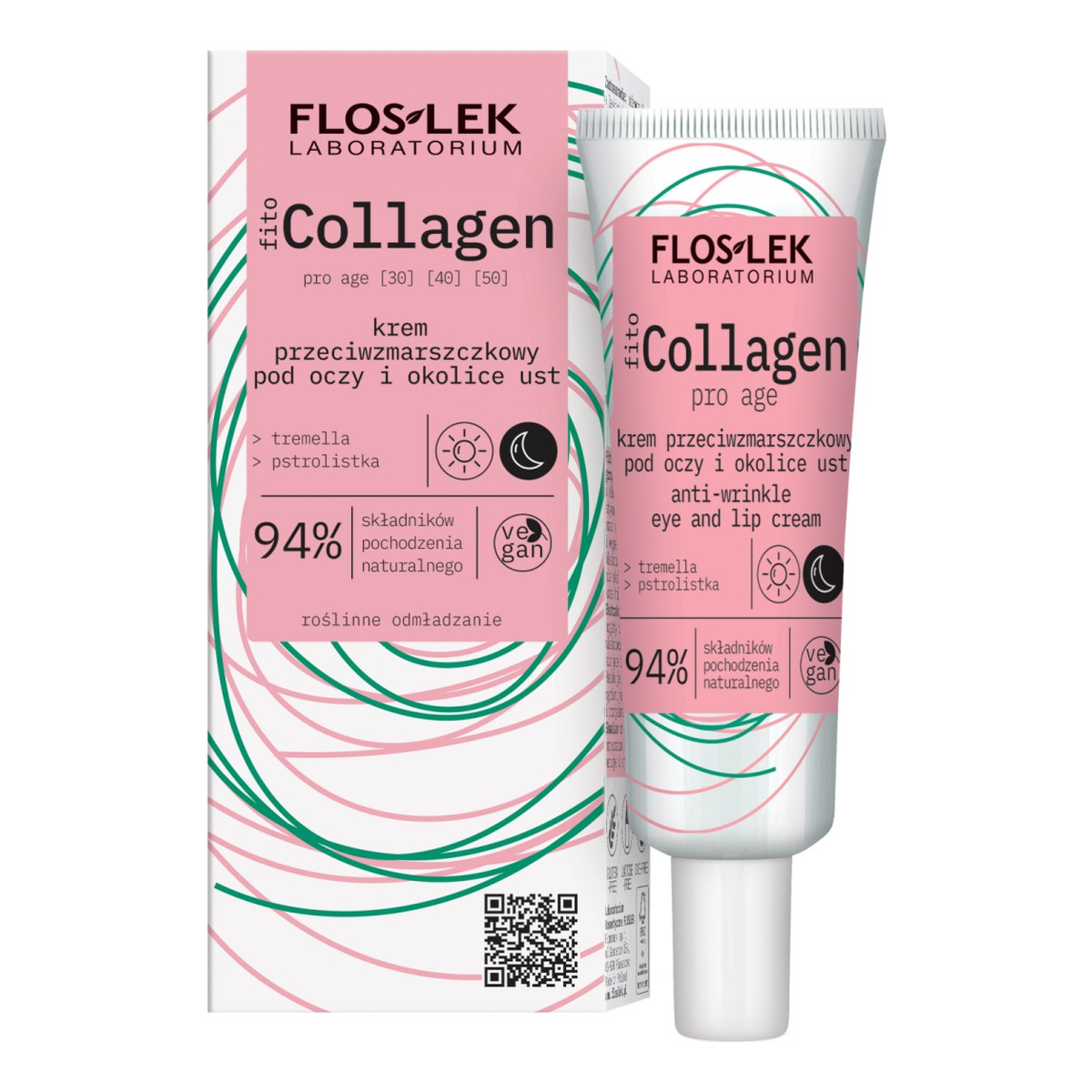 FlosLek fitoCollagen Pro Age Krem przeciwzmarszczkowy pod oczy i okolice ust 30ml