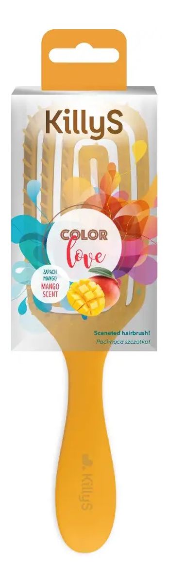 Color love pachnąca szczotka do włosów mango