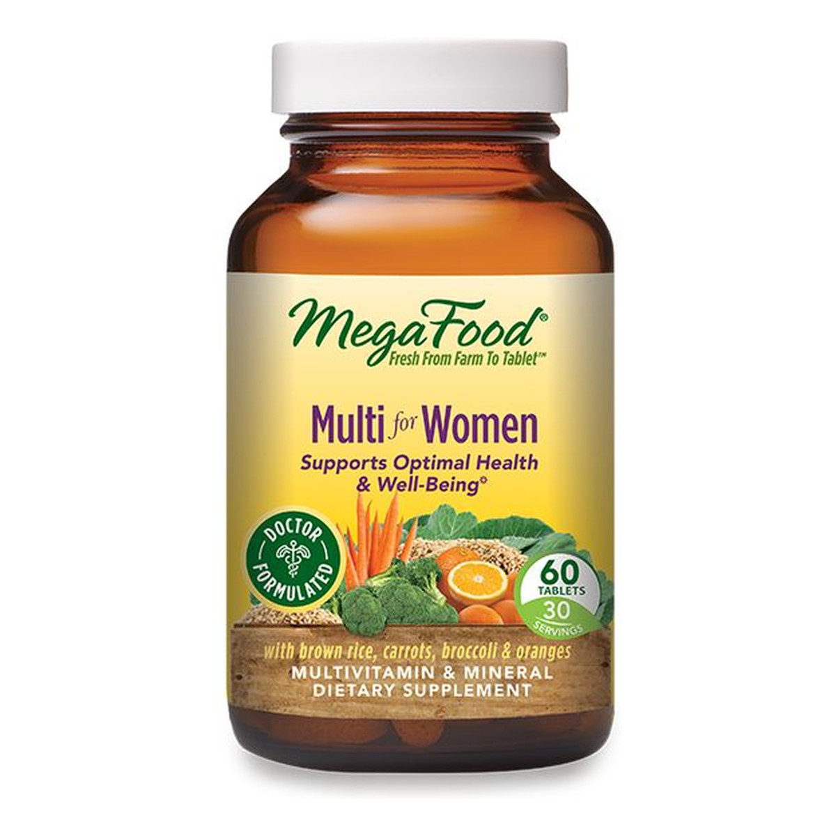 Mega Food Multi for women witaminy i minerały dla kobiet suplement diety 60 tabletek
