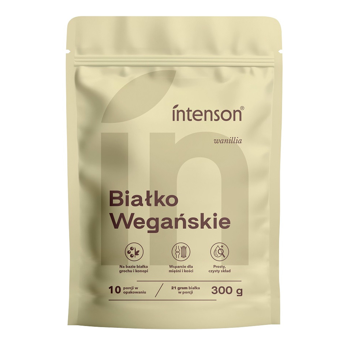 Intenson Białko Wegańskie o smaku waniliowym 300g