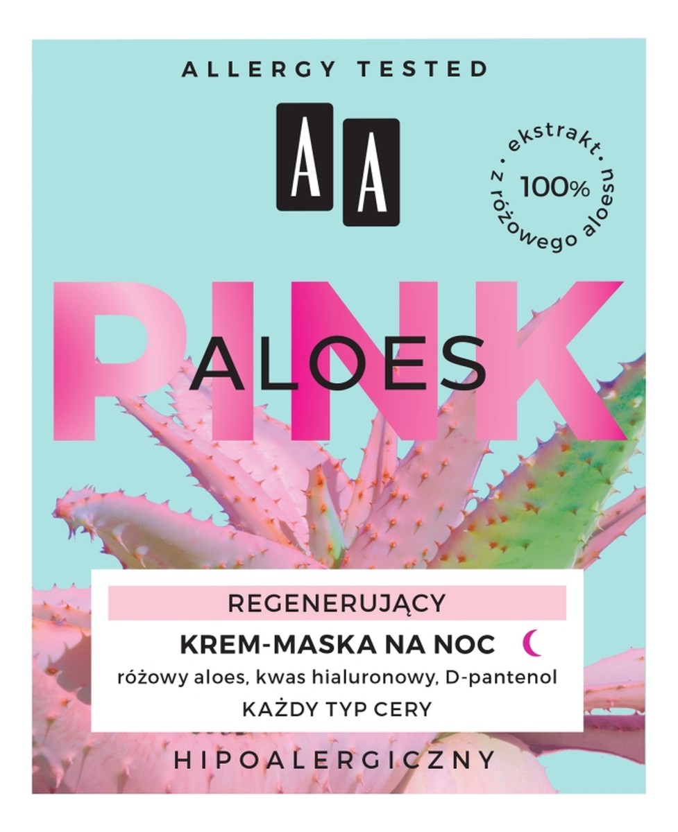 Pink regenerujący krem-maska na noc