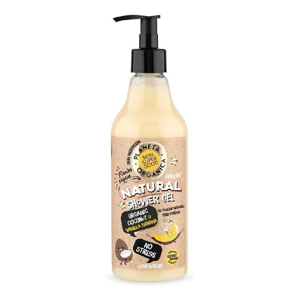 Planeta Organica Żel pod prysznic Bez stresu 500ml