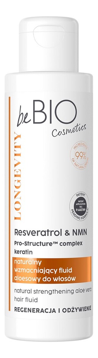 Longevity naturalny fluid aloesowy do włosów regeneracja i odżywienie