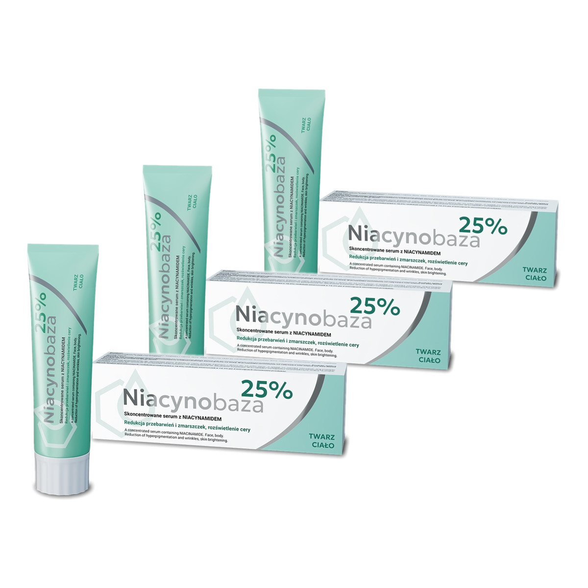 Niacynobaza 25% Skoncentrowane serum z Niacynamidem 3x30g