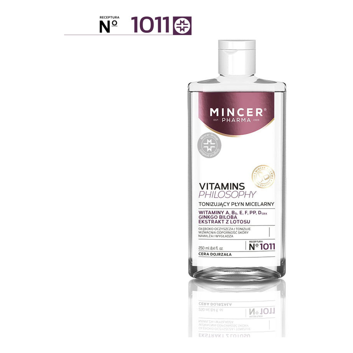 Mincer Pharma Vitamins Philosophy Płyn micelarny tonizujący No 1011 250ml