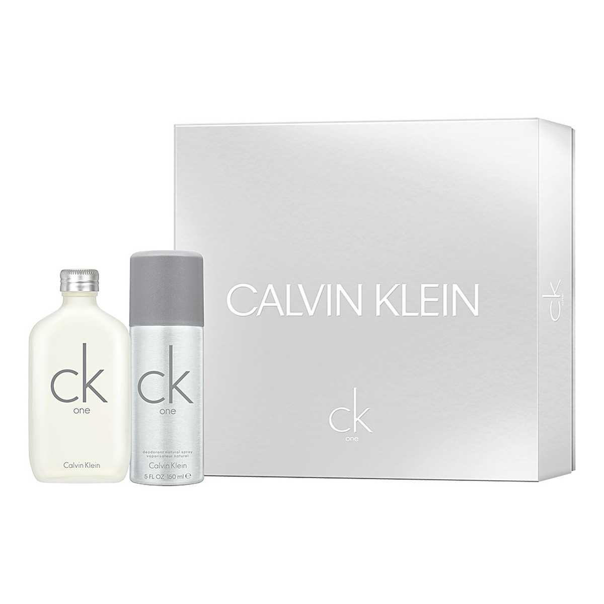 Calvin Klein CK One zestaw (woda toaletowa 100ml + dezodorant 150ml)