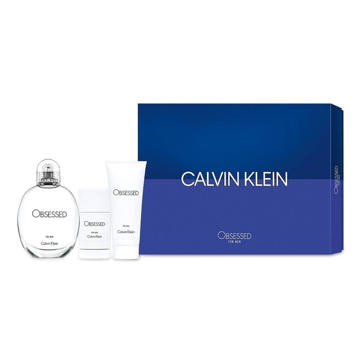 Calvin Klein Obsessed Men zestaw woda toaletowa 125ml + dezodorant 75ml + żel pod prysznic 100ml