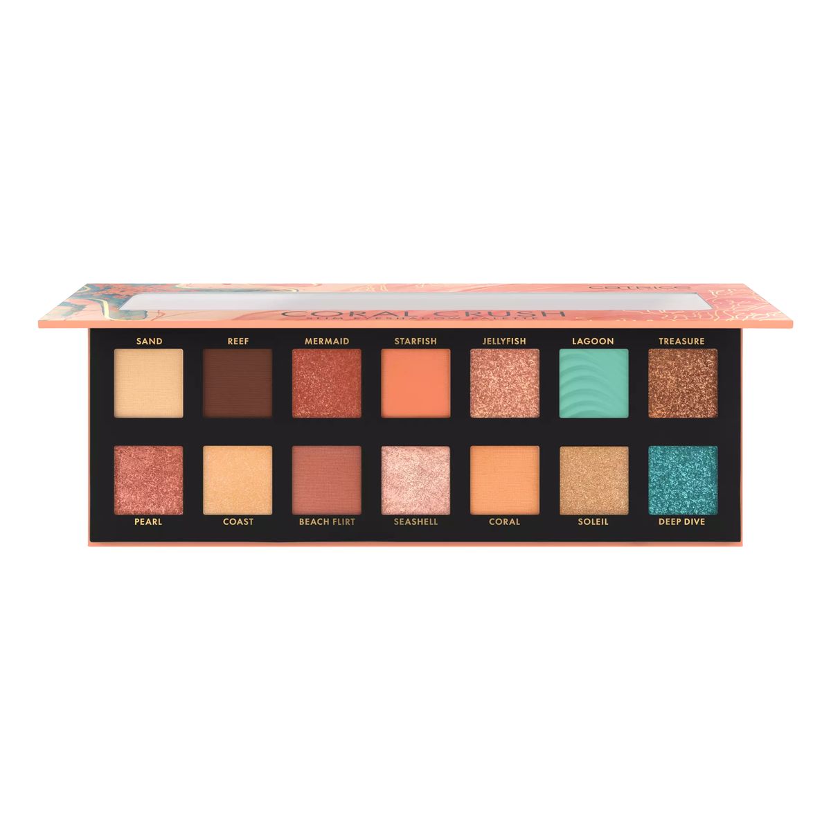 Catrice Coral Crush Slim Paleta cieni do powiek 10.6g