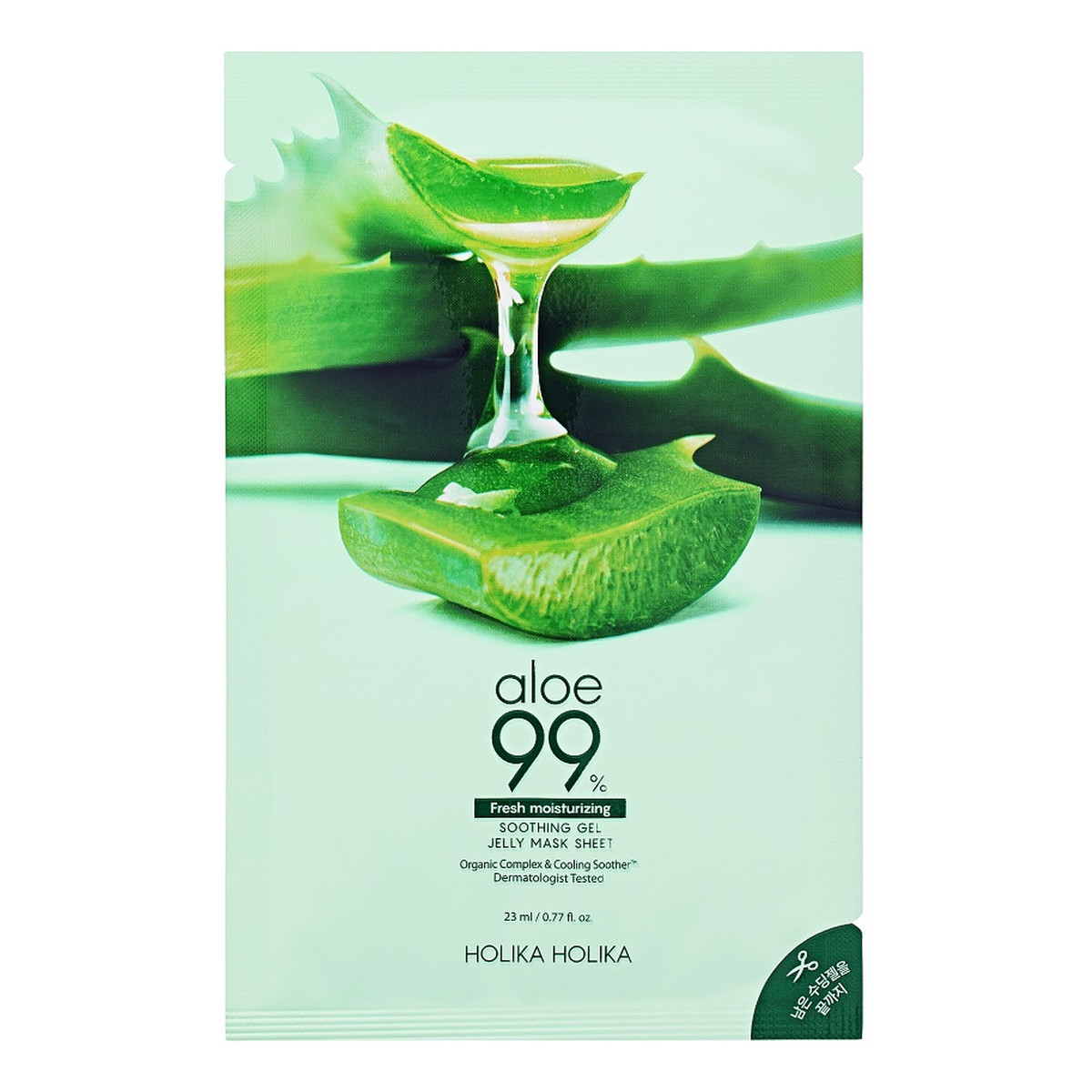 Holika Holika Aloe 99% Soothing Gel Jelly Mask Sheet Nawilżająca maska w płachcie 23ml