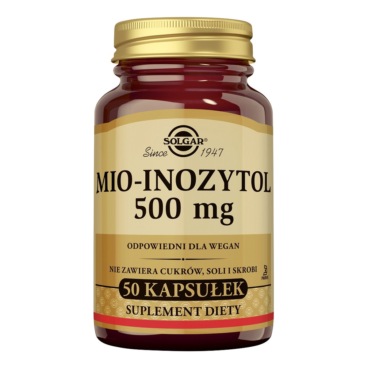Solgar Mio-inozytol 500mg suplement diety 50 kapsułek