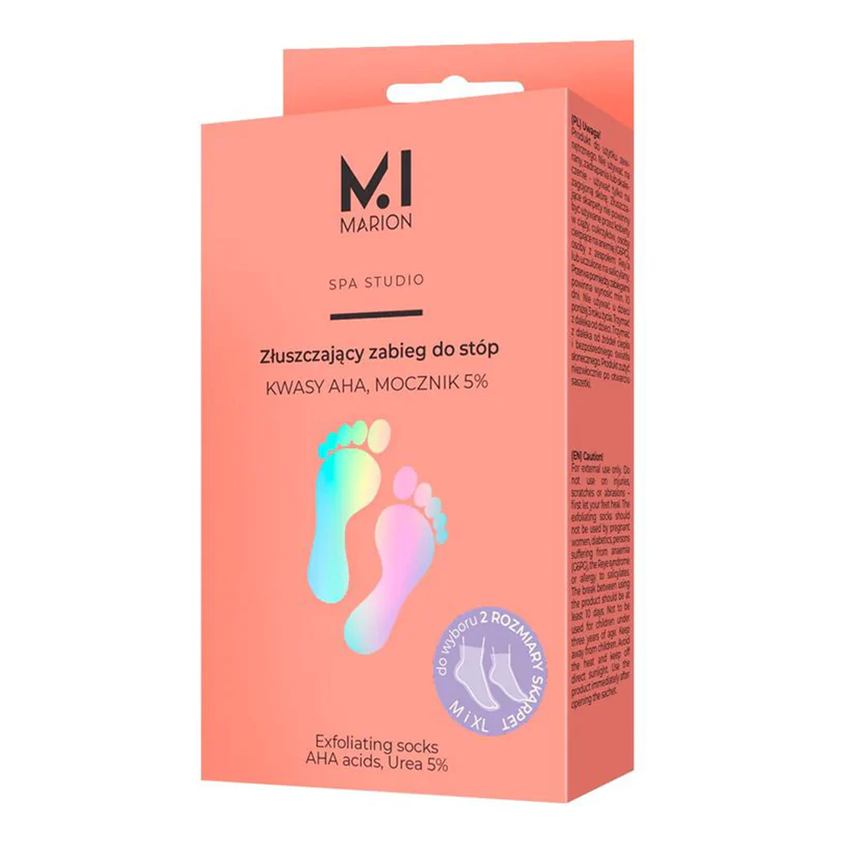 Marion Spa Złuszczający Zabieg Kuracja Do Stóp Skarpetki Złuszczające 40ml