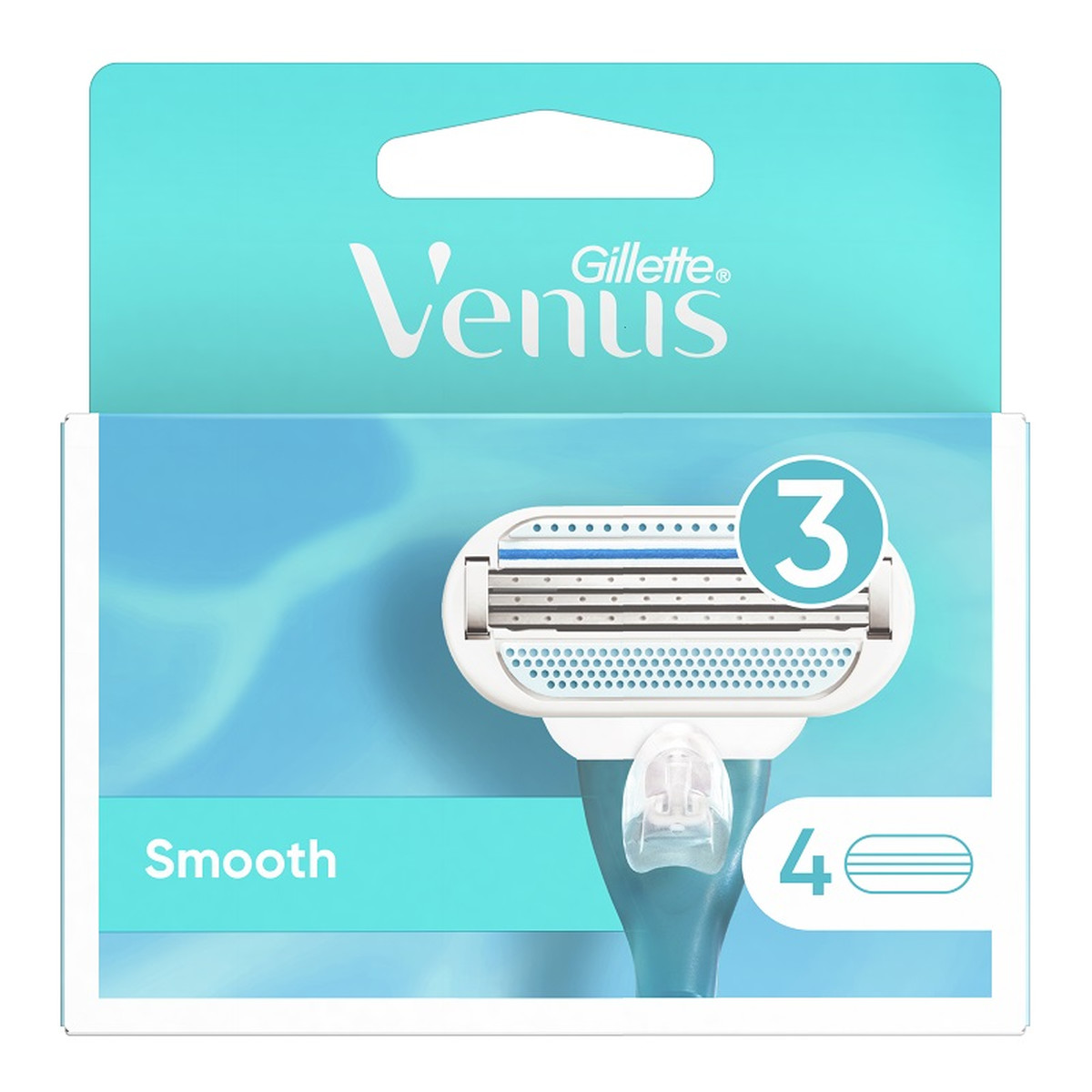 Gillette Venus smooth wymienne ostrza do maszynki do golenia dla kobiet 4szt
