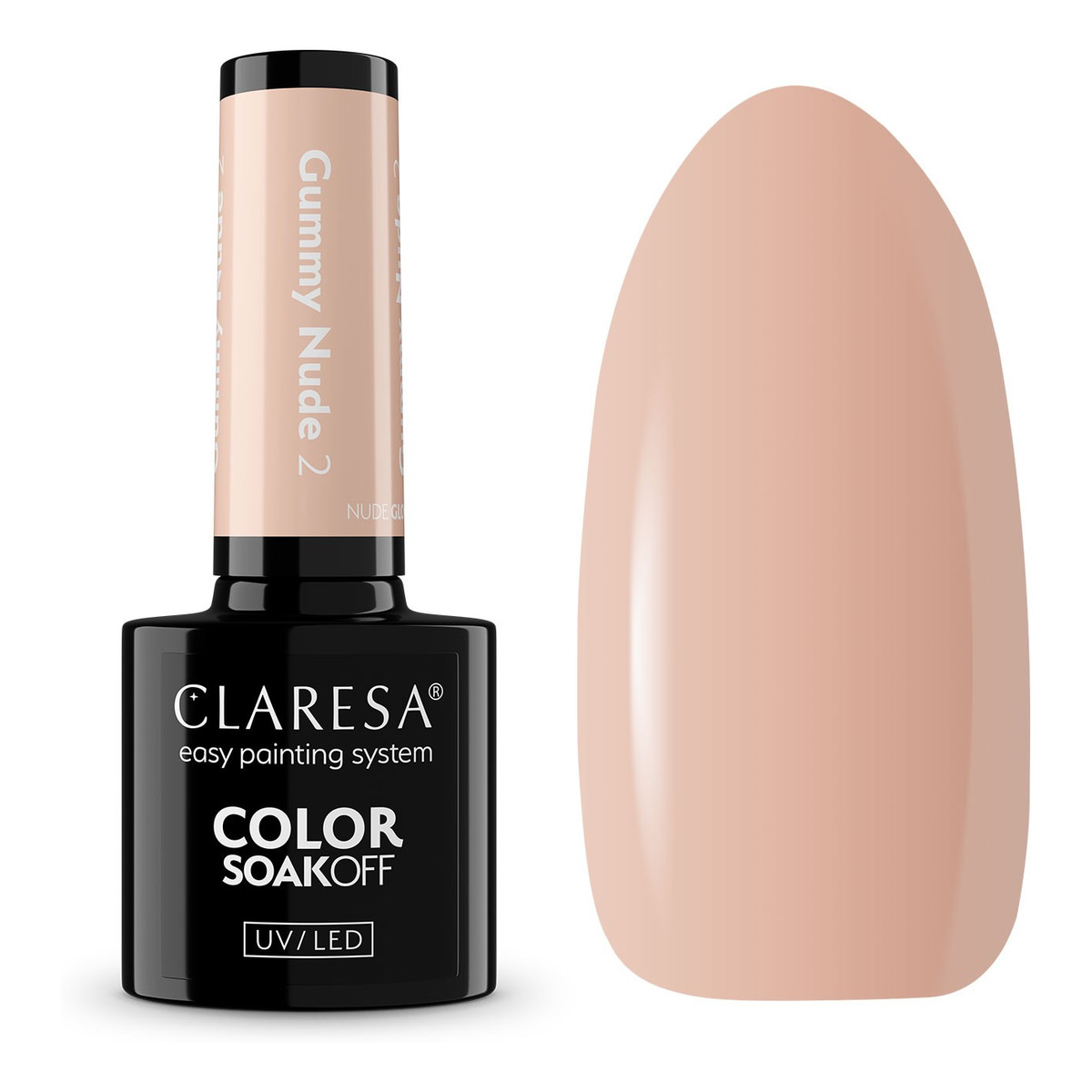 Claresa Nude Glow Cat Eye Lakier hybrydowy 5g