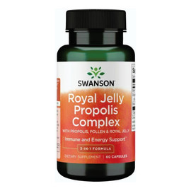 Royal jelly propolis complex suplement diety wspierający odporność 60 kapsułek