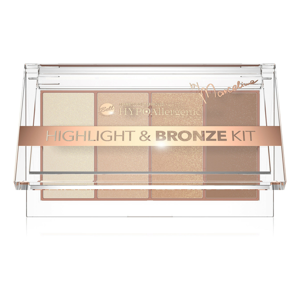 Bell Hypoallergenic Highlight & Bronze Kit Zestaw rozświetlaczy i bronzer 20g