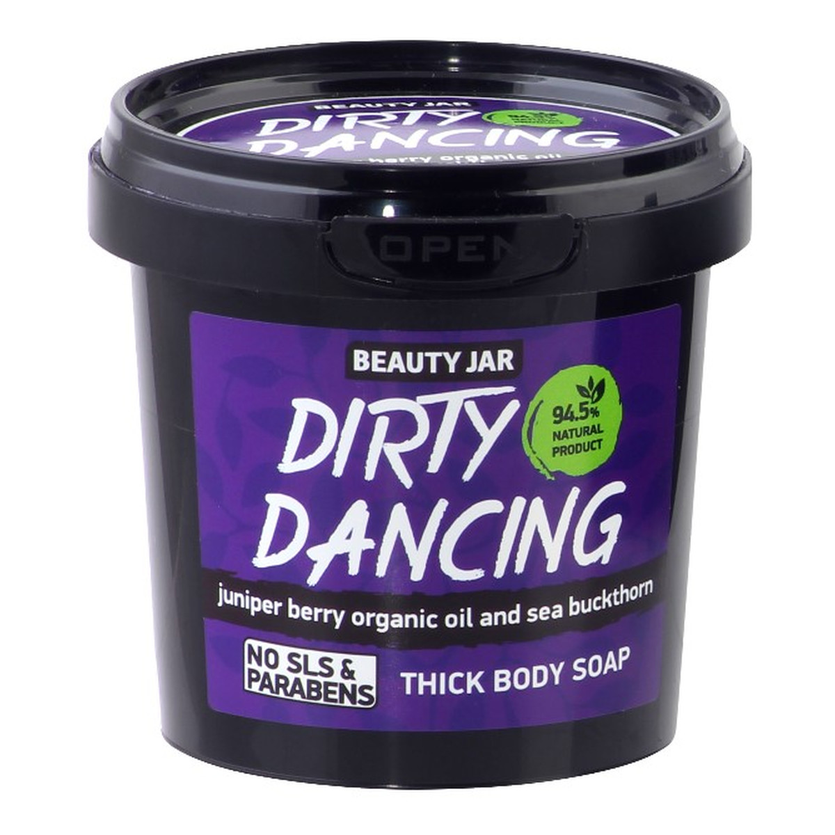 Beauty Jar DIRTY DANCING Gęste mydło do ciała z ekstraktem z rokitnika i jagód jałowca 150g