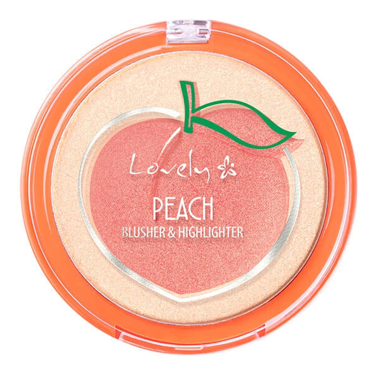 Lovely Peach Blusher & Highlighter Rozświetlające duo do twarzy 7g