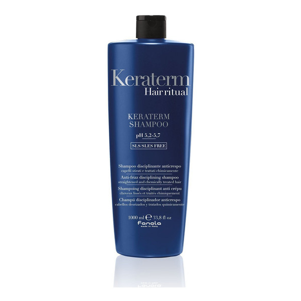 Fanola Keraterm shampoo dyscyplinujący szampon z keratyną do włosów puszących się 1000ml