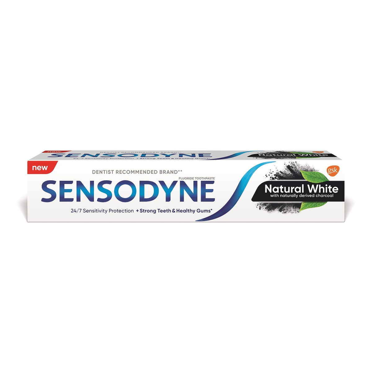 Sensodyne Natural white wybielająca pasta do zębów z węglem aktywnym 75ml