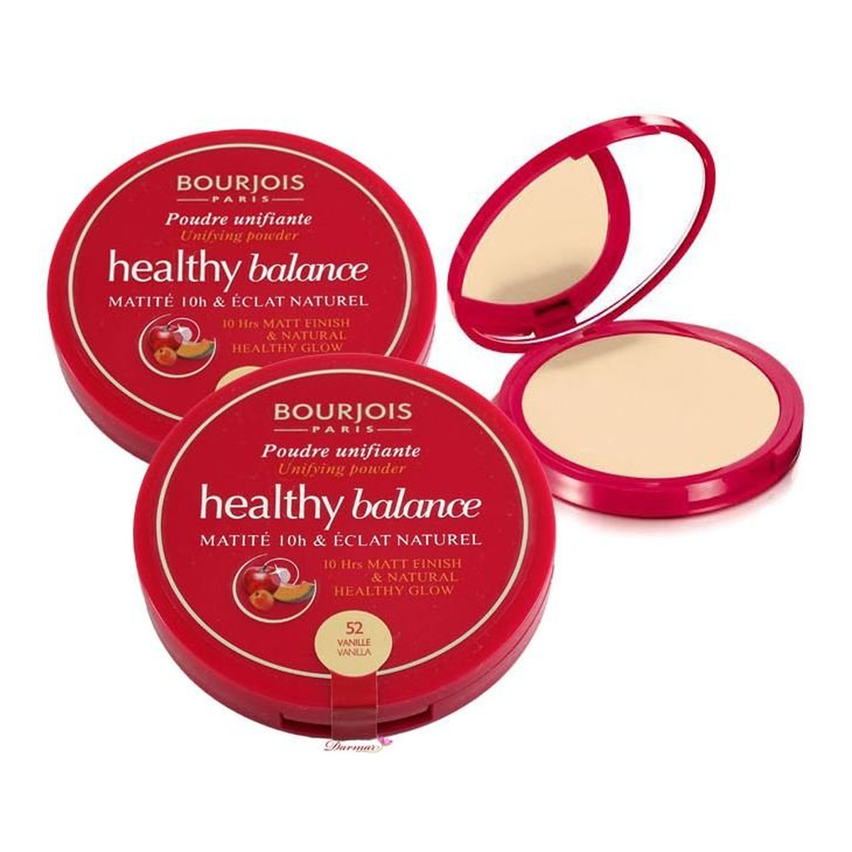 Bourjois Healthy Balance Puder w Kompakcie Ujednolicona i Matowa Skóra 9ml