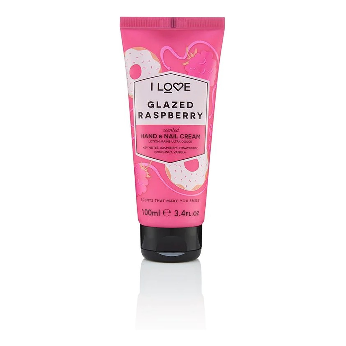 I love Scented Hand & Nail Cream nawilżający krem do dłoni i paznokci Glazed Raspberry 100ml