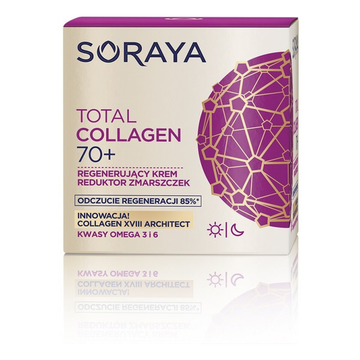 Soraya Total Collagen 70+ Krem DO TWARZY REGENERUJĄCY na dzień i noc 50ml
