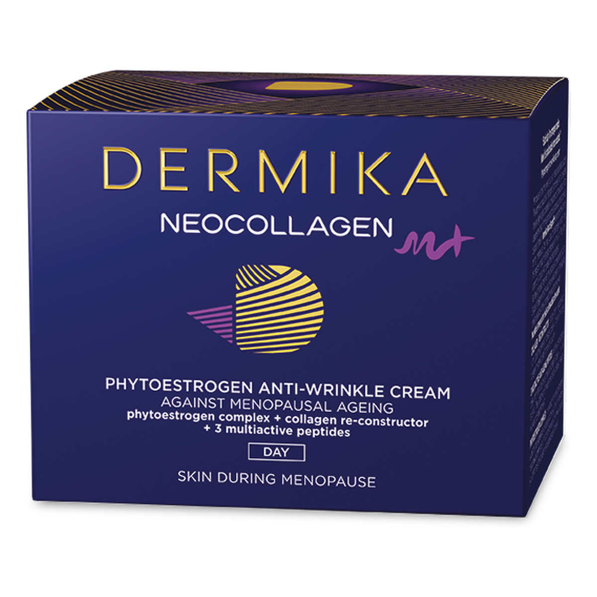 Dermika Neocollagen M+ Fitoestrogenowy Krem Przeciwzmarszczkowy Przeciw Starzeniu Menopauzalnemu Na Dzień 50ml