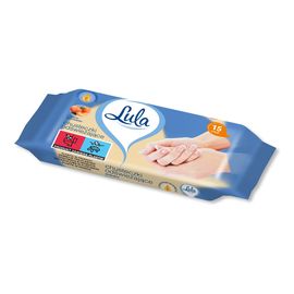 Chusteczki odświeżające delikatne z wit e o zapachu brzoskwini 15 szt