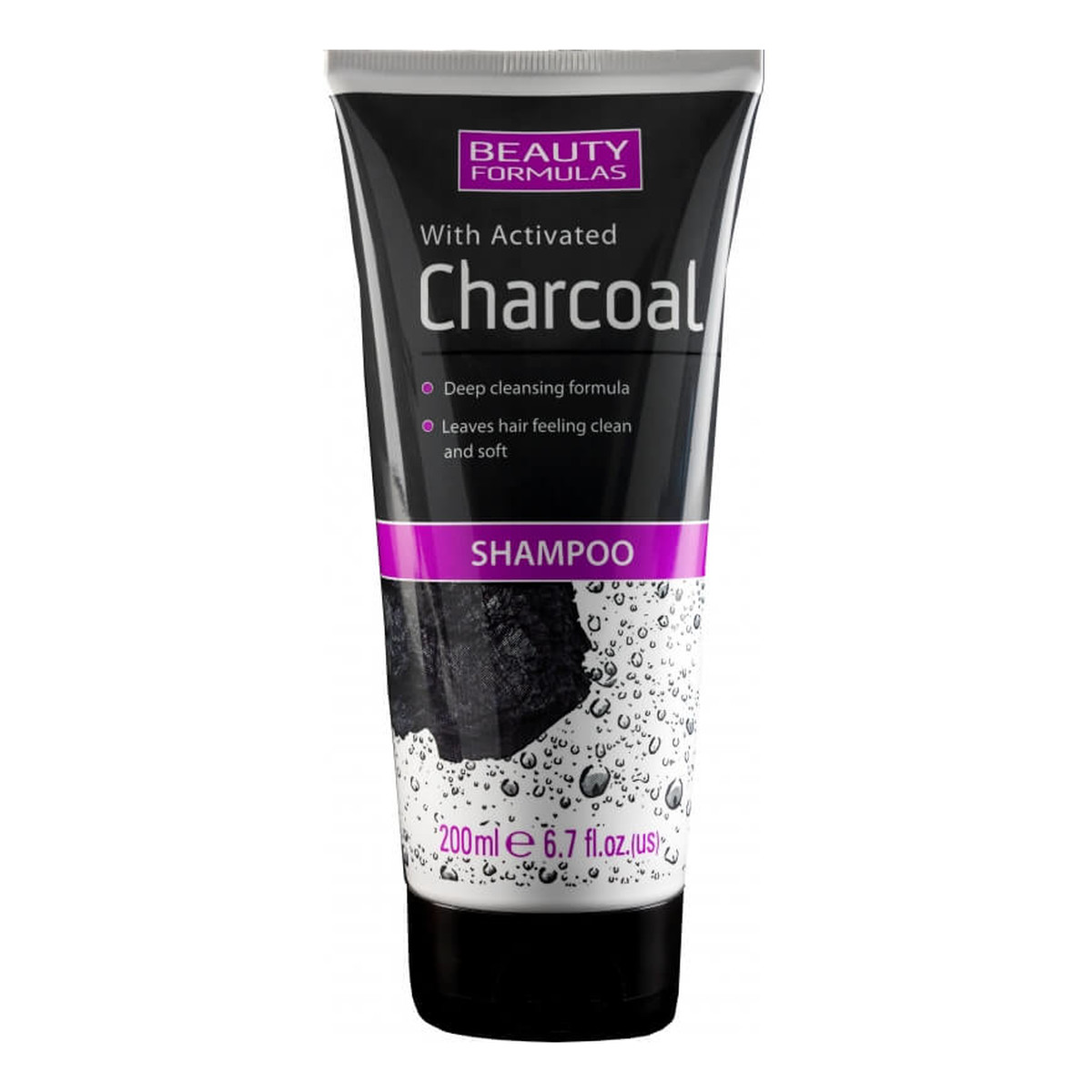 Beauty Formulas Charcoal Szampon oczyszczający z aktywnym węglem 200ml