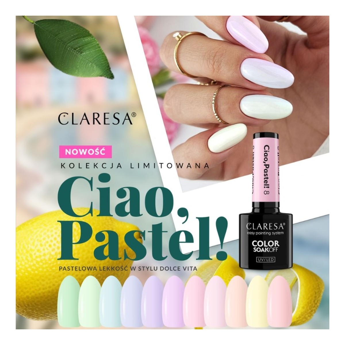 Claresa Ciao Pastel! lakier hybrydowy 5g