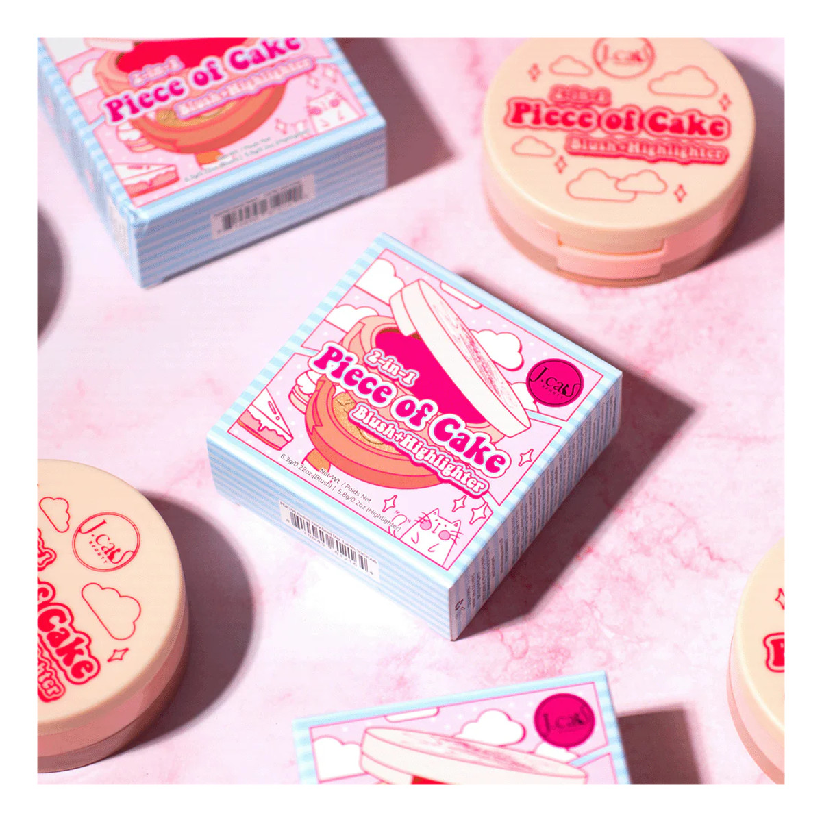 2 In 1 Piece Of Cake Blush + Highlighter Róż i Rozświetlacz 2w1