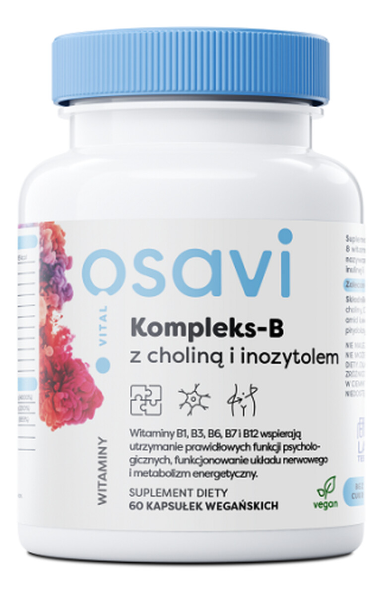 Witaminy B Complex Cholina Inozytol suplement diety