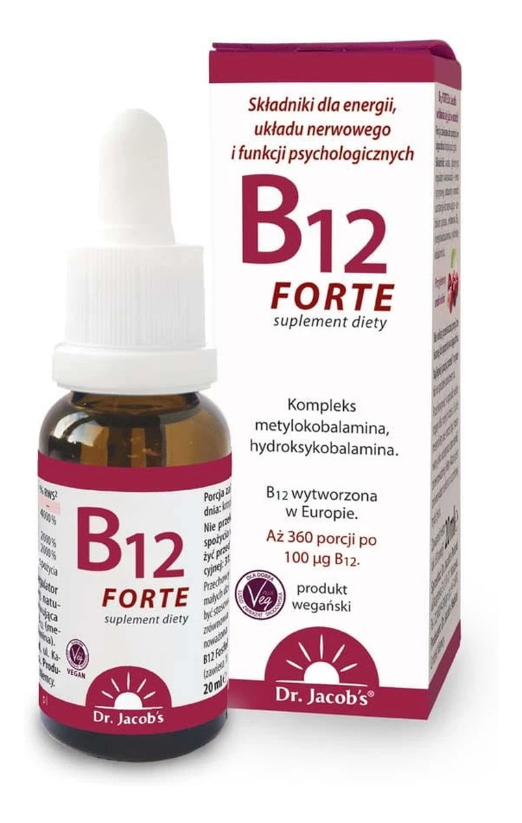 Witamina B12 Forte suplement diety w kroplach