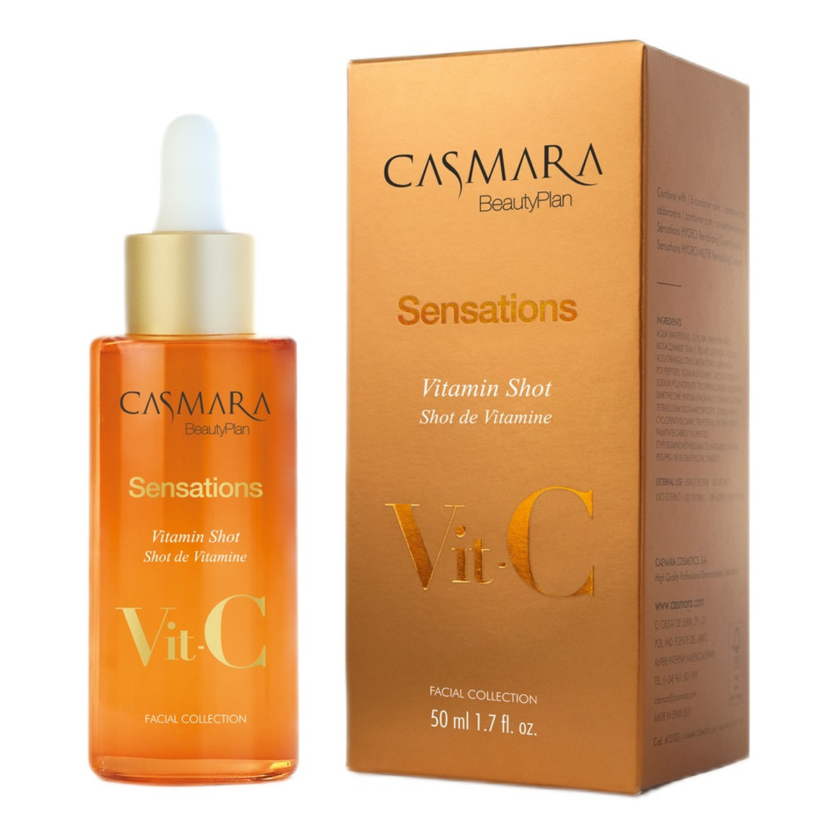 Casmara Sensations vitamin shot rewitalizujące serum do twarzy 50ml
