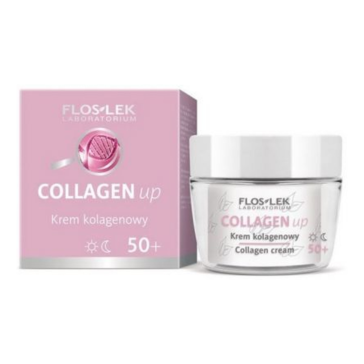 FlosLek Collagen Up Krem kolagenowy na dzień i noc 50+ 50ml