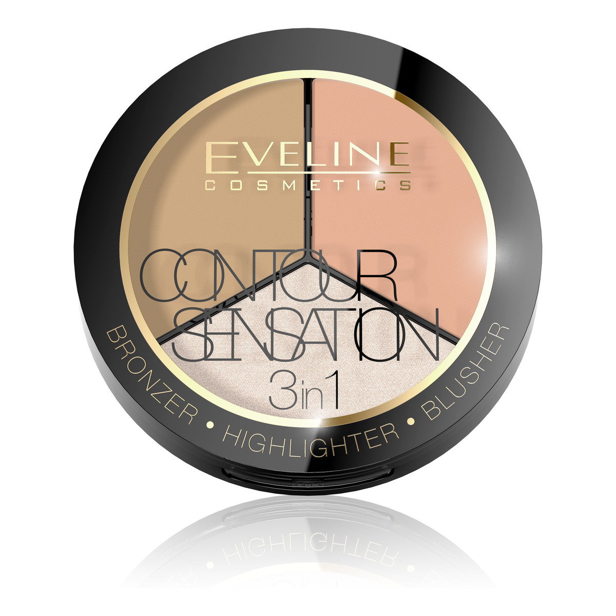 Eveline Contour Sensation 3w1 Zestaw Do Konturowania